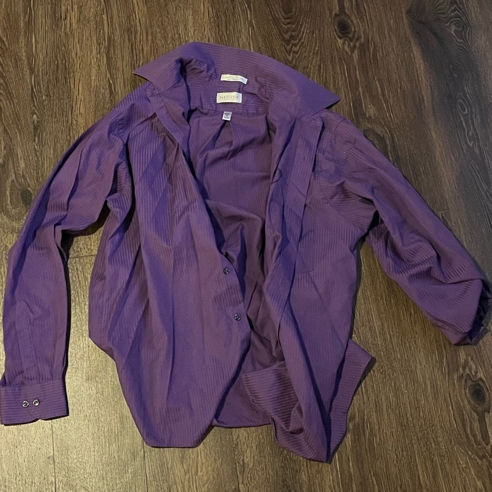 Men’s purple dress shirt